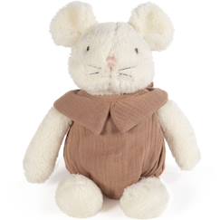 Jouet-Premier âge-Peluche souris poppy cannelle (25 cm)