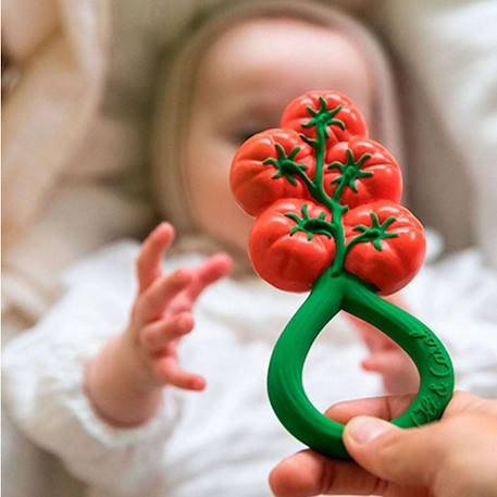 Hochet de dentition - tomato Rouge 4 - vertbaudet enfant 