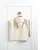 Poncho bébé 1-3 ans sherpa et gaze de coton léopard Ecru 2 - vertbaudet enfant 