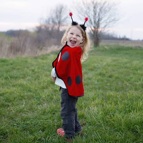 Déguisement cape de coccinelle avec serre-tête Coccinelle, rouge 5 - vertbaudet enfant 