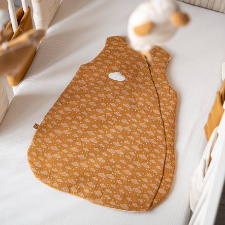 Gigoteuse bébé hiver croisée en double gaze de coton - orsino Marron 4 - vertbaudet enfant 