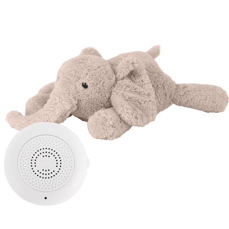 Peluche bruit blanc pour s'endormir - George l'éléphant Beige+Gris 3 - vertbaudet enfant 