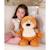 Peluche chubby dog - chien marron clair et beige  40 cm Beige 4 - vertbaudet enfant 