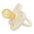 Tétine physiologique caoutchouc naturel Beige+Jaune 1 - vertbaudet enfant 