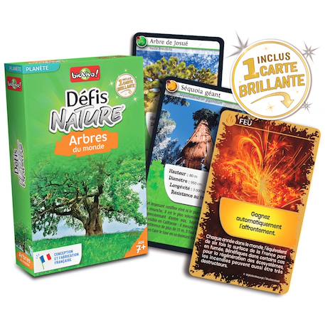 Jeu de cartes - défis nature -  arbres -  fabriqué en france MULTICOLORE 2 - vertbaudet enfant 