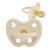 Tétine physiologique caoutchouc naturel Beige+Jaune 4 - vertbaudet enfant 
