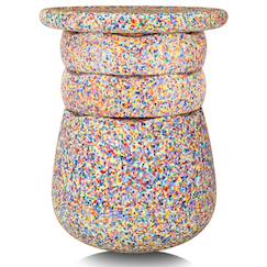 Chambre et rangement-Chambre-Chaise, tabouret, fauteuil-Tabouret, pouf-Tabouret modulaire dynamic all super confetti