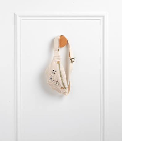 Sac banane enfant en velours côtelé Ecru 2 - vertbaudet enfant 