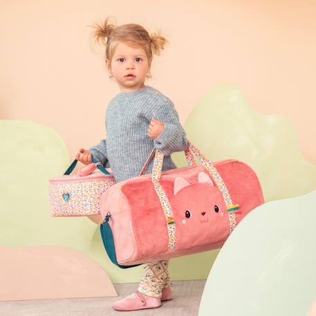 Sac week-end jeanne Rose, bleu, jaune 6 - vertbaudet enfant 