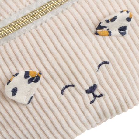 Sac banane enfant en velours côtelé Ecru 4 - vertbaudet enfant 