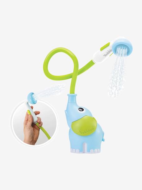 Douchette éléphant bleu/vert+ROSE+turquoise 1 - vertbaudet enfant 