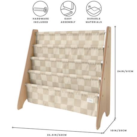 Bibliothèque en tissu Beige, écru 2 - vertbaudet enfant 