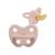 Tétine physiologique caoutchouc naturel Beige+Bleu+Bleu clair+Rose 12 - vertbaudet enfant 