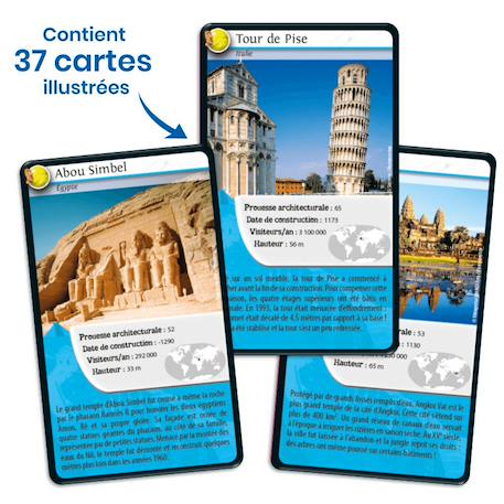 Jeu de cartes - défis nature -  monuments fabuleux -  fabriqué en france MULTICOLORE 4 - vertbaudet enfant 