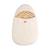 Nid d'ange bébé 5 attaches en sherpa et intérieur gaze de coton - petit chou Ecru 1 - vertbaudet enfant 