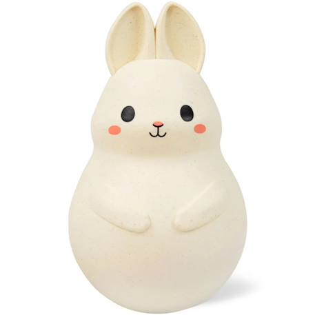 Culbuto roly poly lapin Blanc 1 - vertbaudet enfant 