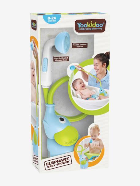 Douchette éléphant bleu/vert+ROSE+turquoise 7 - vertbaudet enfant 