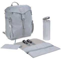 Puériculture-Sac à langer-Sac à dos à langer en polyester recyclé gris outdoor green label