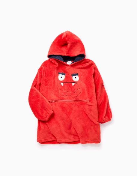 Sweat à capuche convertible en oreiller monstres d'émotions Rouge 2 - vertbaudet enfant 