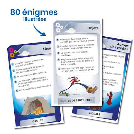 Jeu de cartes - enigmes -  contes et légendes -  fabriqué en france MULTICOLORE 4 - vertbaudet enfant 