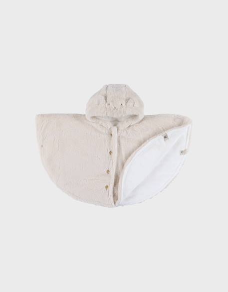 Bébé-Manteau poncho bébé en fausse fourrure