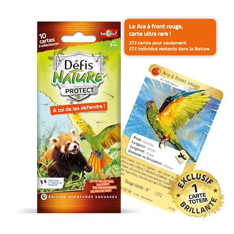 Jeu de cartes à collectionner - edition aventures sauvages - booster de 1 cartes - dès 7 ans - 1 joueurs MULTICOLORE 5 - vertbaudet enfant 