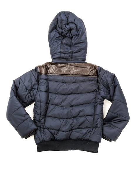 Doudoune zony garçon Marine+Noir 2 - vertbaudet enfant 