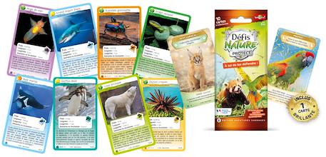 Jeu de cartes à collectionner - edition aventures sauvages - booster de 1 cartes - dès 7 ans - 1 joueurs MULTICOLORE 4 - vertbaudet enfant 