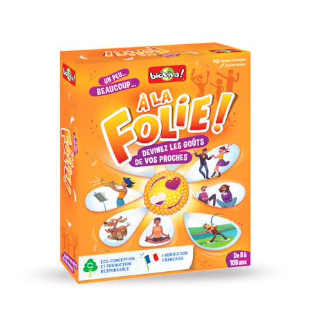 Jeu de cartes -a la folie ! - fabriqué en france MULTICOLORE 1 - vertbaudet enfant 