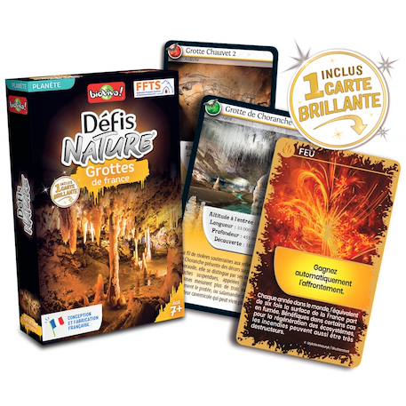 Jeu de cartes défis nature - fabriqué en France MULTICOLORE 2 - vertbaudet enfant 