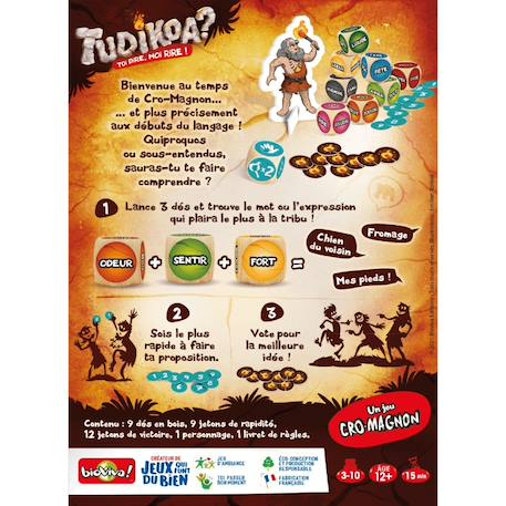 Jeu de cartes -tudikoa ? - fabriqué en france MULTICOLORE 3 - vertbaudet enfant 