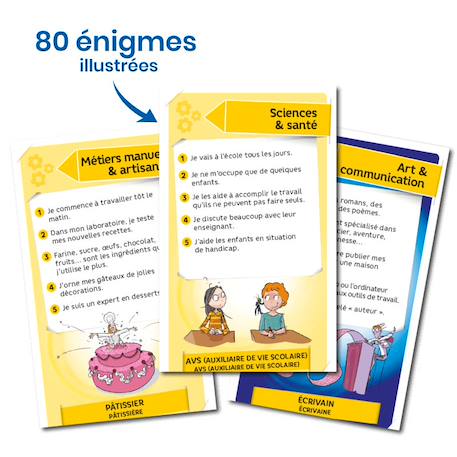 Jeu de cartes - enigmes -  métiers -  fabriqué en france MULTICOLORE 4 - vertbaudet enfant 