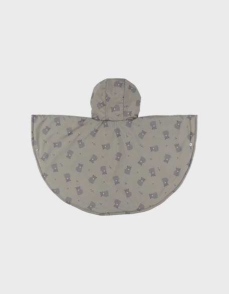 Manteau poncho imperméable doublure groloudoux® Vert 4 - vertbaudet enfant 