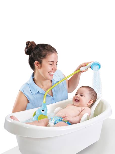 Douchette éléphant bleu/vert+ROSE+turquoise 2 - vertbaudet enfant 