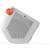 Lecteur audio yoto player (3ème génération) Gris, orange 2 - vertbaudet enfant 