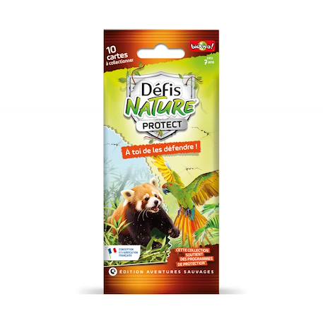 Jeu de cartes à collectionner - edition aventures sauvages - booster de 1 cartes - dès 7 ans - 1 joueurs MULTICOLORE 1 - vertbaudet enfant 