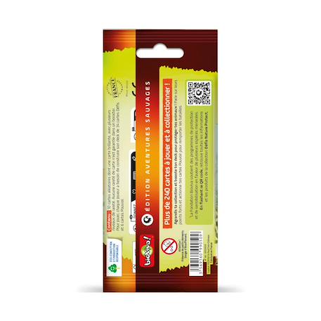 Jeu de cartes à collectionner - edition aventures sauvages - booster de 1 cartes - dès 7 ans - 1 joueurs MULTICOLORE 6 - vertbaudet enfant 
