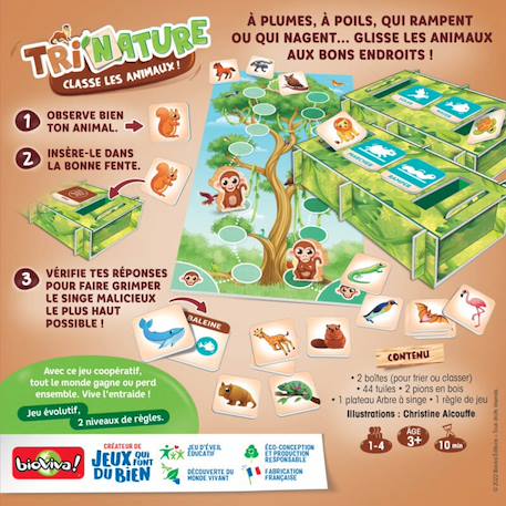 Jeu de cartes - tri'nature -  fabriqué en france MULTICOLORE 3 - vertbaudet enfant 