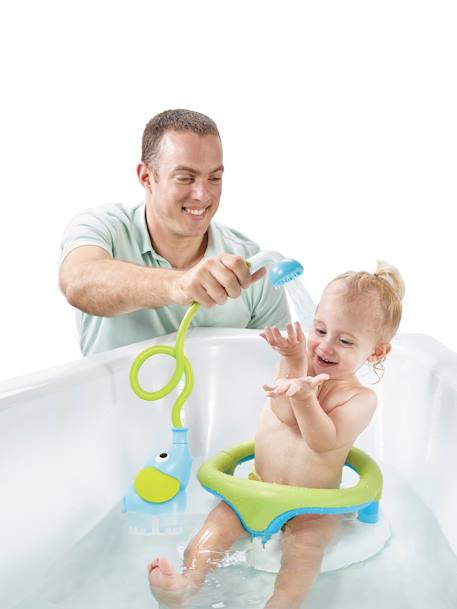 Douchette éléphant bleu/vert+ROSE+turquoise 3 - vertbaudet enfant 