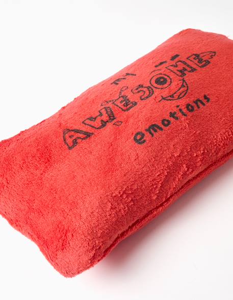 Sweat à capuche convertible en oreiller monstres d'émotions Rouge 5 - vertbaudet enfant 