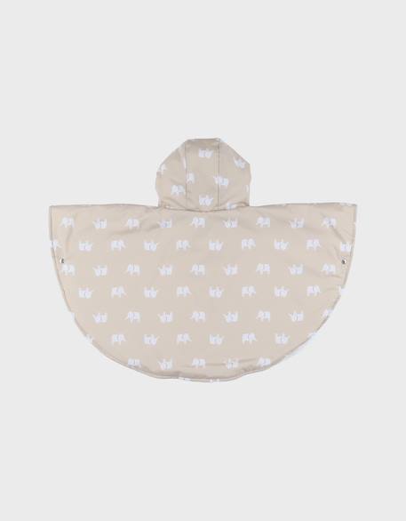 Manteau poncho bébé imperméable doublure groloudoux® Beige 2 - vertbaudet enfant 