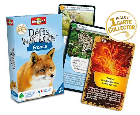 Jeu de cartes - défis nature -  france  -  fabriqué en france MULTICOLORE 2 - vertbaudet enfant 