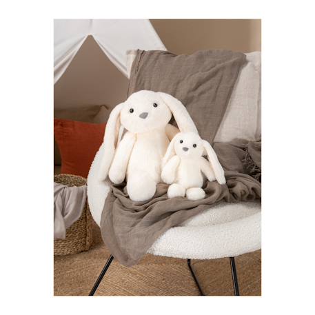 Peluche - trendy bunny - 16 cm Beige 3 - vertbaudet enfant 