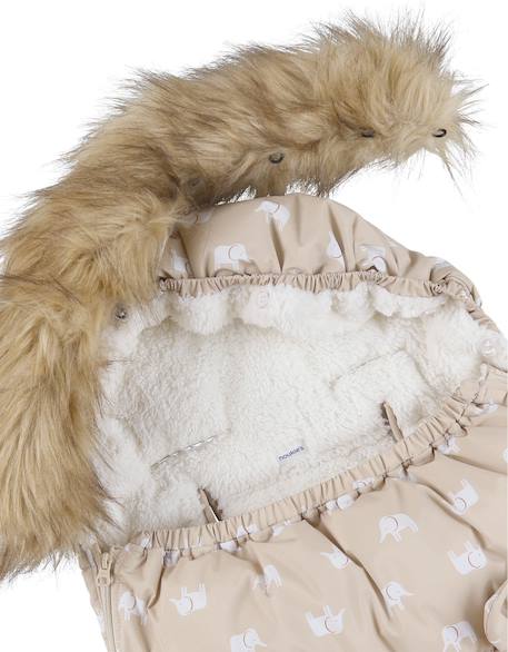 Chancelière déperlante  80x50cm Beige+Vert 6 - vertbaudet enfant 
