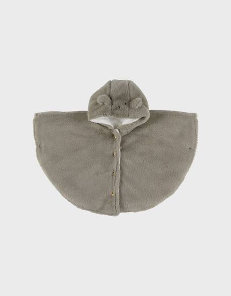 Bébé-Manteau poncho bébé en fausse fourrure