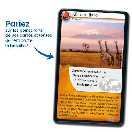 Jeu de cartes - défis nature -  incroyable planète -  fabriqué en france MULTICOLORE 3 - vertbaudet enfant 