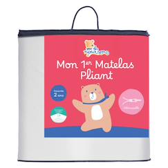 Puériculture-Matelas pliant bébé de voyage - déhoussable