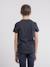 T-shirt col rond pur coton jagny garçon Bleu marine+Cognac+Gris 3 - vertbaudet enfant 