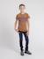 T-shirt col rond pur coton joultix garçon Antra+Bleu marine+Cognac 12 - vertbaudet enfant 