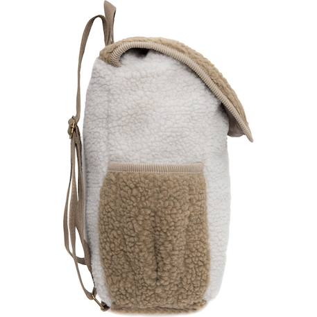 Sac à dos bébé coloursblock naturel Beige, kaki 3 - vertbaudet enfant 